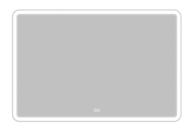 Illuminated mirror SPC-MAR-1100-800-LED-TCH-WARM heated 110x80x3 cm