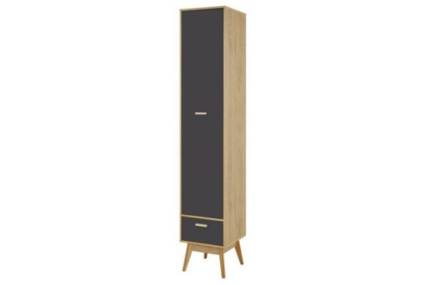 Wardrobe 1-door SCANDICA Horten 41.8x220x45 cm