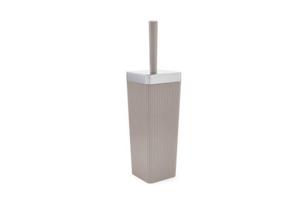 spv82bpg2awbjs8p5ozjkedmsiolcm03.jpg Toilet brush in stand Columb 11x26x11 cm, Plastic