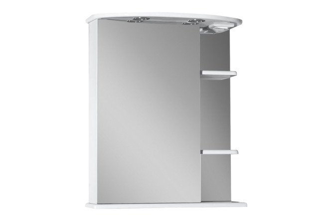 Mirror-cabinet Magnolia 60 E-Mag04060-01SvL with LED backlighting 60x72x25 cm, Left