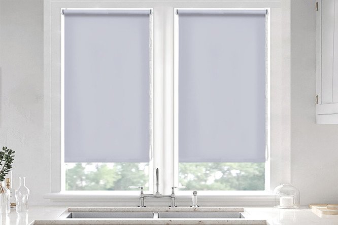Roller blind Light gray, 70x160 cm