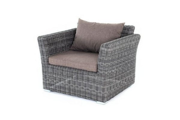 Armchair 4SiS Cappuccino color graphite