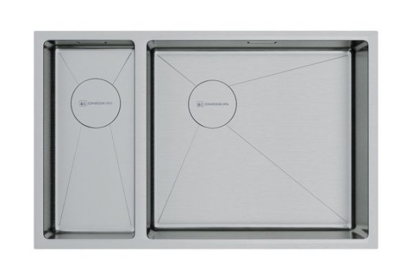Inset sink OMOIKIRI Taki 69-2-U/IF-R Side-IN 4993182 69.5x44x20 cm