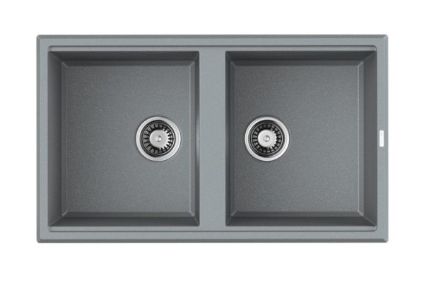 Inset sink OMOIKIRI Tedori 86-2-GR 4993572 86x51x20 cm