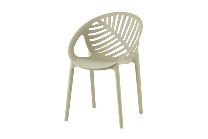 Monstera chair with armrests 55x81x57 cm