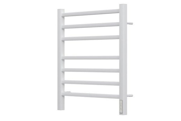 Electric heated towel rail POINT Vega P7, white PN71856W 53x59x8 cm