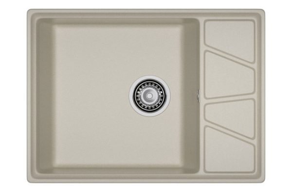 Inset sink with wing GRANFEST Vertex GF-V-680L 68x50x20 cm