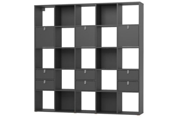 Rack 25 sections Bricks anthracite