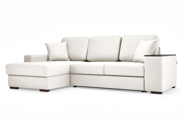 Corner sofa bed DREAMART William with left corner