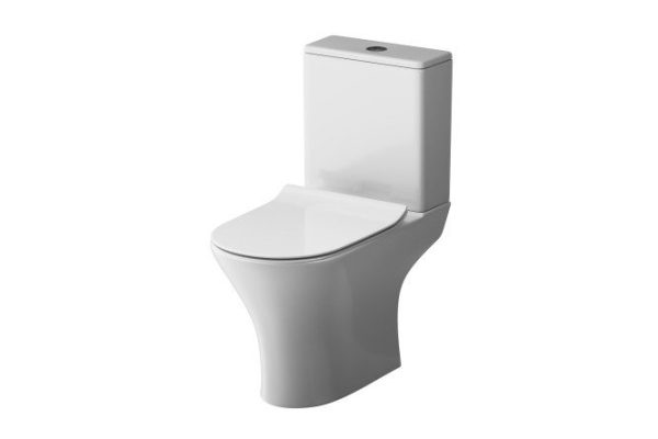 Compact toilet AM.PM Sense FlashClean C748600SC with microlift seat 35x77x65 cm