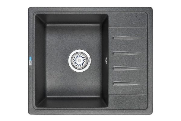 Inset sink with drainer GRANULA Standart 5803 58x50x19 cm