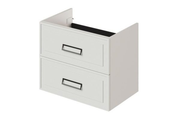 Wall-mounted sink cabinet Pino 73.9 cm, color ceramic frame, ceramic facade