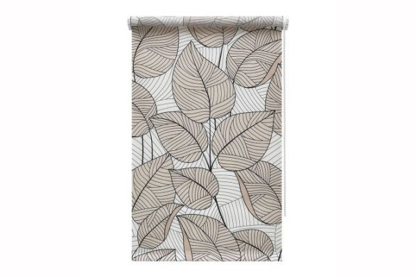 Roller blind Decofest Oscuro Mini color beige, 120x160 cm