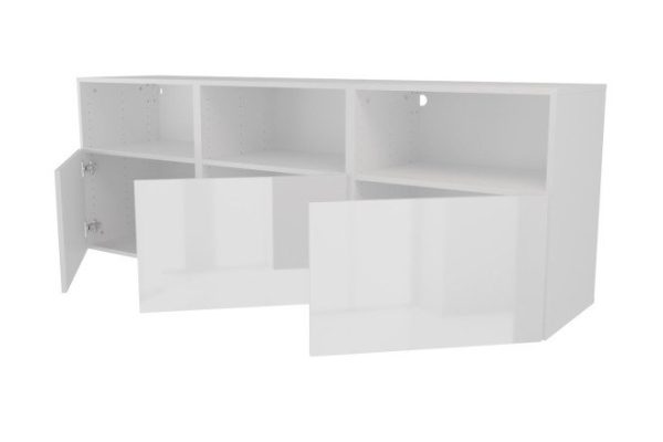t46c9a40c23z8emwrsqvbgikdv56m7q0.jpg Cabinet 3 doors and 3 shelves Oscar Amika 180x64, white / white gloss