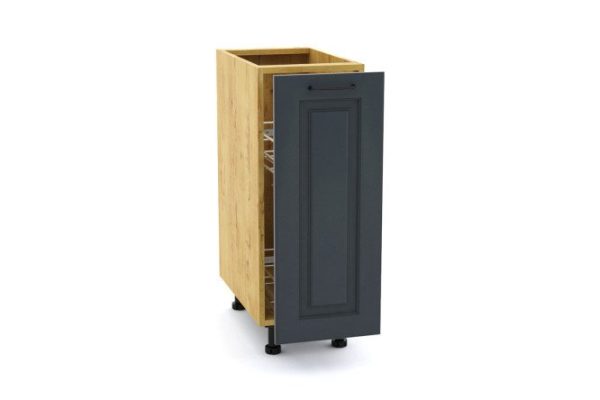 Front for Marengo floor cabinet with pull-out basket 29.6x71.6 cm, Marengo color
