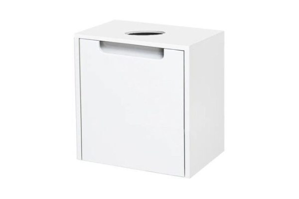 Hanging cabinet RUNO Bari/Micra 40 cm, frame color white, facade white