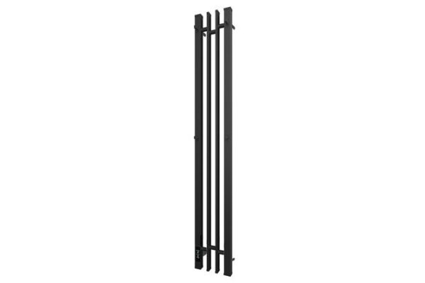 Electric heated towel rail POINT Freya P2, black PN20722B 17x120x10.5 cm