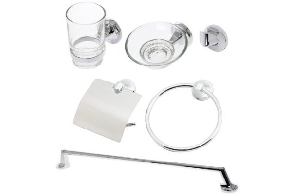 Set of bathroom accessories ORANGE Y01-888 cr Metal