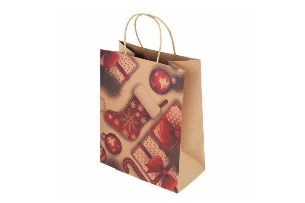Christmas Kraft Gift Bag Set