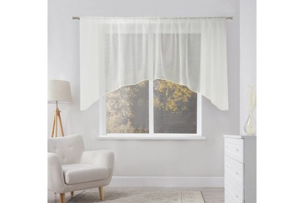 Tulle arch for the kitchen MITTE Fawn 1 piece, ecru color (2)