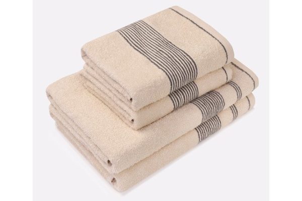 Set of terry towels Modern 4 50x90 cm, 70x140 cm, Cotton, 4 pcs.