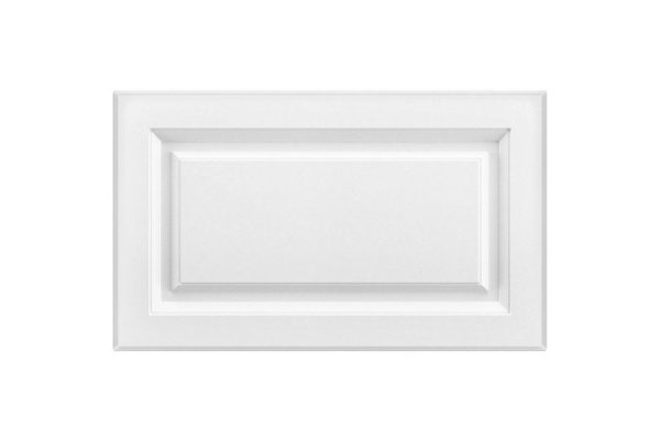 Front Aurora high drawer cabinet 44.6x35.6 cm, white snow soft color