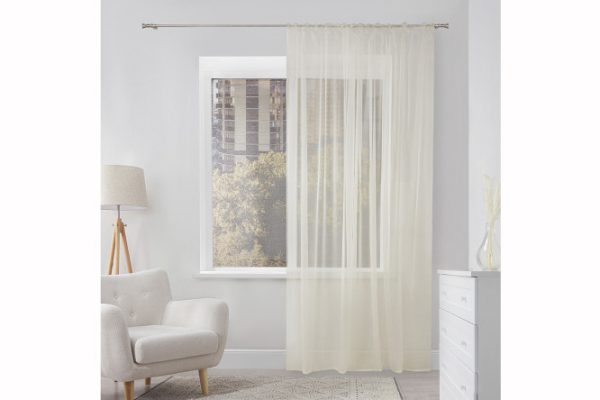 MICASA Vera tulle 300x280 cm, 1 piece, cream color