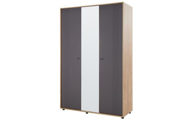 tj9i062aybdk06z87l05wepdwcnerree.jpg Wardrobe 3 doors Barcelona 140.1x220x56.1 cm