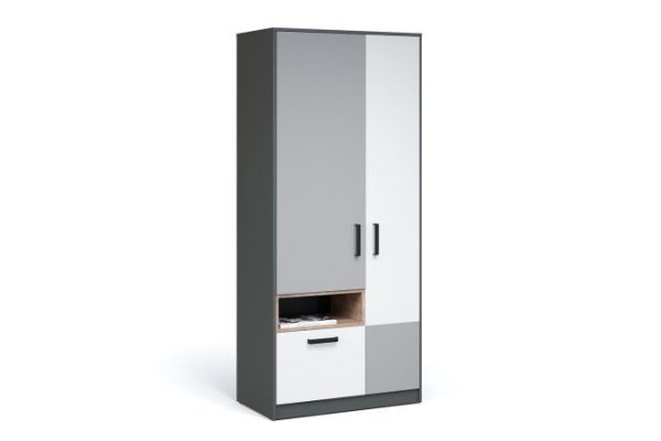 Wardrobe Quadro 90x205x50.6 cm