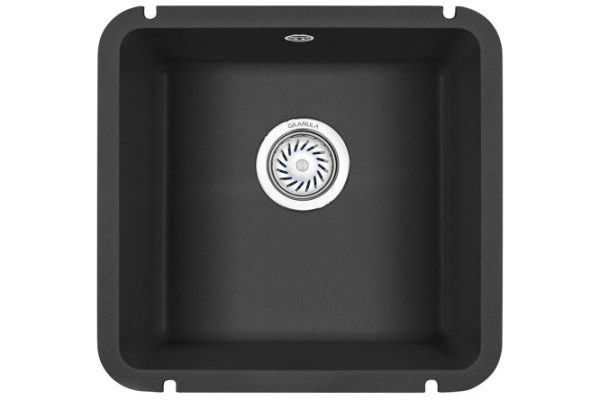 Undermount sink GRANULA Granula 3801 45.5x43.5x18.5 cm