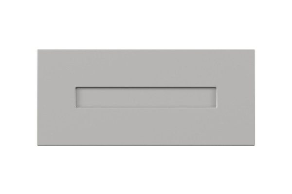Facade Sienna low drawer cabinet 39.6x17.6 cm, gray color