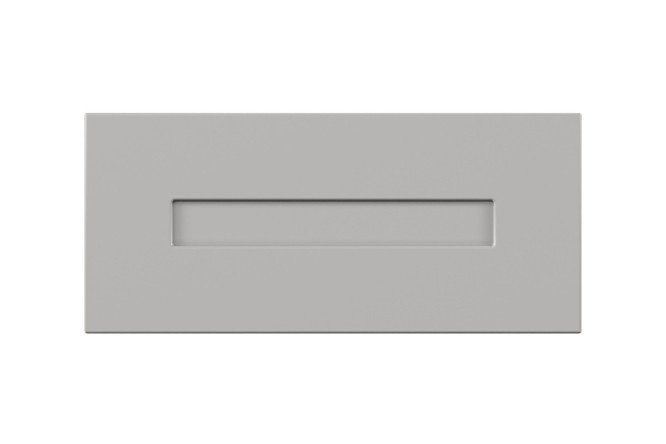 Facade Sienna low drawer cabinet 39.6x17.6 cm, gray color