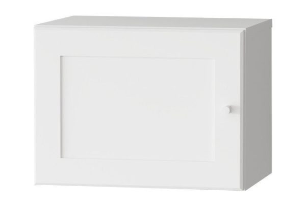 Mezzanine with blind doors bookcase Harris 40 cm