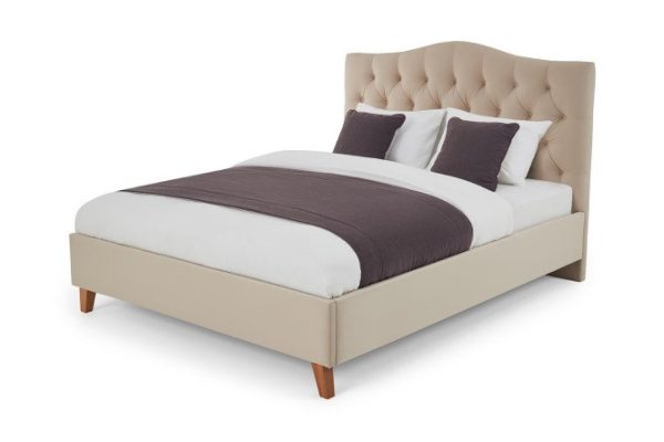 Bed with lifting mechanism SCANDICA Ingrid color beige 160x200 cm