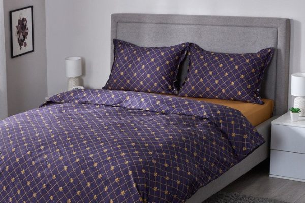 Bed linen set ESTUDI BLANCO Osvaldo Satin 150x215 cm, 1.5 sleeping