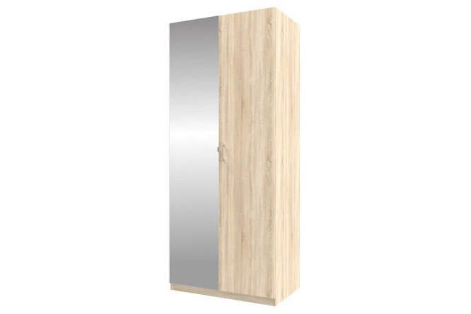 Wardrobe 2-door Oscar Lila 100x236 cm oak Sonoma