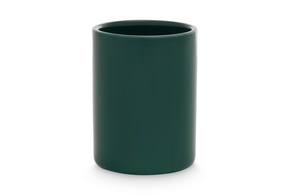 Glass for toothbrushes EVIO Riviera 7.5x10x7.5 cm, Ceramic