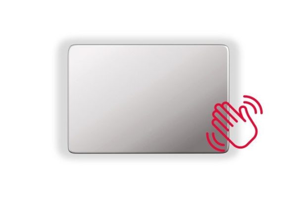 Mirror with LED lighting ALIAS Eos en8010022 100x80x2 cm
