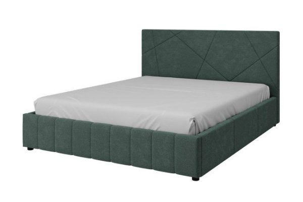 Nelson bed with lifting mechanism, sea color 160x200 cm