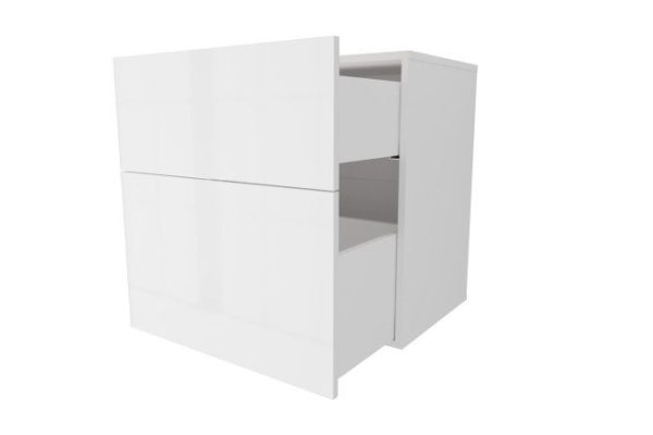 trcmwlbabnlnkktqpd5ovga3vixyge3n.jpg Cabinet with two drawers Oscar Amika 60x64 with push to open, white / white gloss