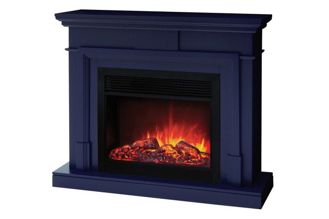 Fireplace set RealFlame Omega 25.5/26 NB-P015 + MOONBLAZE-S LUX BL, floor-standing