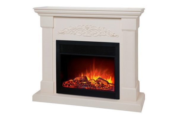Fireplace set RealFlame Gappy 26 BG-612 + MOONBLAZE-S LUX BL, floor-standing