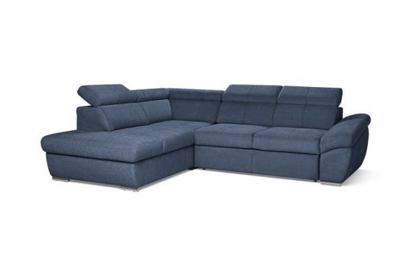 Corner sofa bed SOLANA Stone with right corner
