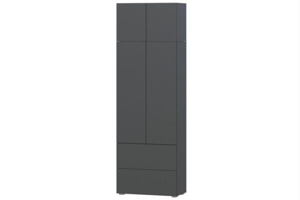 Wardrobe with mezzanine Oscar 80x244x39.6 cm