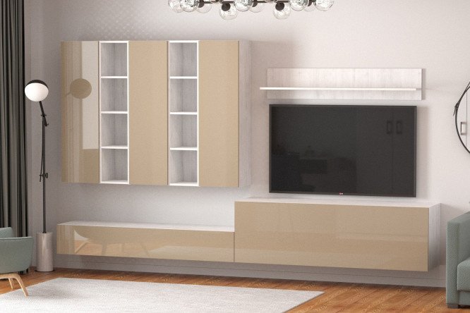 Furniture set Studio No. 7 northern wood/macchiato