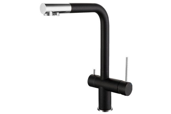 Kitchen mixer RIVELATO Lugano 1523513 antracite cromo