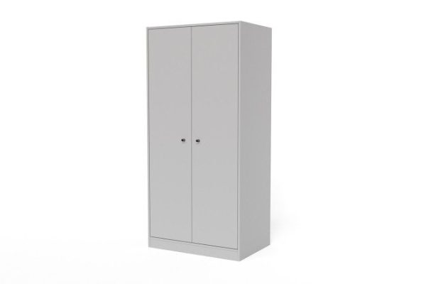 Hinged wardrobe Lastra 79x176x55 cm, gray