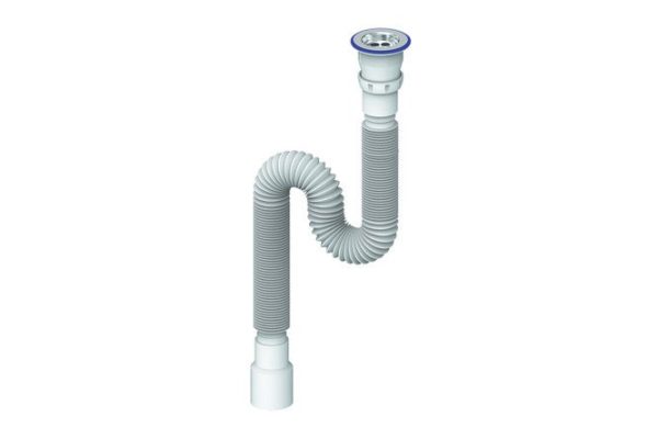 Corrugated siphon 1 1/2"x40/50 UNICORN D230