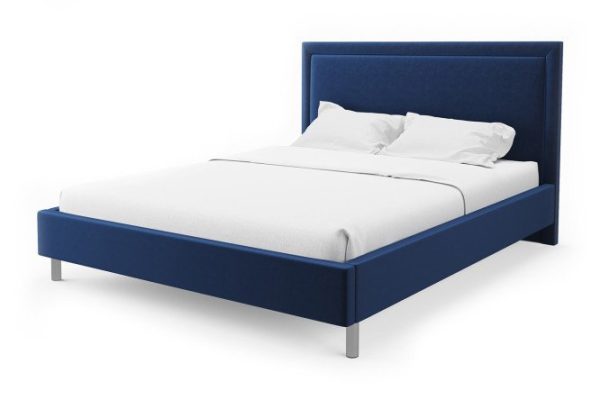 Bed with lifting mechanism Abel color blue 200x200 cm