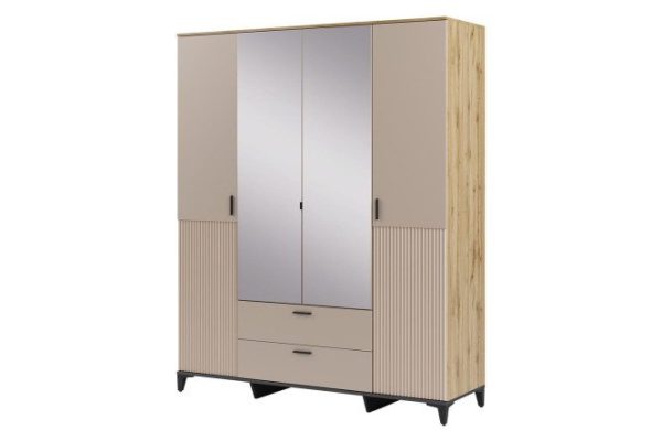 Wardrobe with drawers Dune 4-door
